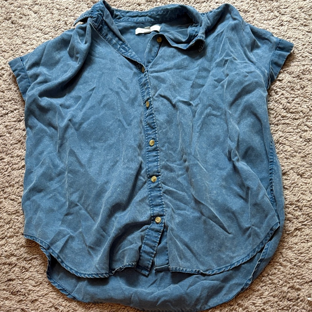 New Directions Denim Blue Shirt
